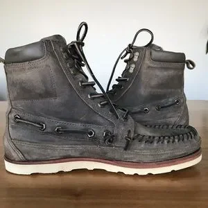 Sebago | Shoes | Sebago Westerly Moc Toe Leather Bootsvibram  display picture 1